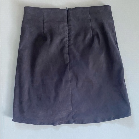 Faux Suede Skirt - Picture 2 of 11